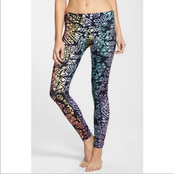 💋Onzie rainbow full length leggings💋 - Picture 1 of 4